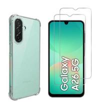 Apsauginis viršelis Samsung Galaxy A26 5G ir 2 Grūdinto Stiklo Ekrano Apsaugos Filmai Phonillico®