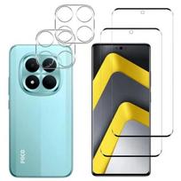 Grūdintas stiklas Xiaomi Poco M8 PRO 5G ir kameros apsauga [2 vnt. rinkinys] Phonillico® stiklo apsaugos filmas