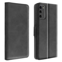 Samsung Galaxy Note 20 dėklas - AVIZAR - Folio dėklas su kortelių kišenėlėmis ir laikiklio funkcija - Juodas