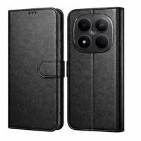 Xiaomi Redmi Note 15 PRO 5G dėklas - Juodas piniginės tipo su magnetiniu užsegimu ir kortelių laikikliu Phonillico®