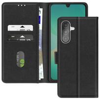 Samsung Galaxy A26 dėklas - Chesterfield - Juodas - Piniginė - Vaizdo laikiklis - Magnetinis