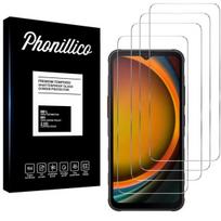 Samsung Galaxy XCover 7 stiklo apsauga [4 pakuotė] Phonillico® ekrano apsauginis stiklas