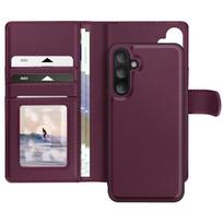 „Dėklas Samsung Galaxy A16 - Mayaxess - Nuimama Coque - Violetinė - Vaizdo laikiklis - Kortelių kišenėlė“