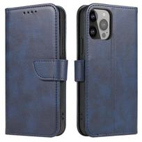 Dėklas su magnetine uždanga ir pinigine Xiaomi Redmi Note 12 Pro+, mėlynas