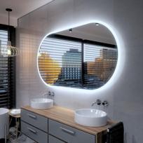 Veidrodis su LED Apšvietimu Vonios Kambariui, Kambariui, Svetainei - Hamburg - 180 cm, 70 cm, LED Veidrodis Modelis - Hamburg 180 cm x 70 cm