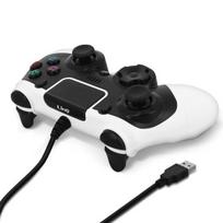 Žaidimų pultas – „LinQ“ – PS4/PC – laidinis – vibracija – „Sixaxis“ – juoda balta