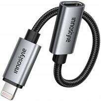 INNOSTYLE ŽAIBO USB-C OTG 3A ADAPTERIS, SKIRTAS IPHONE 11 12 13 14