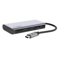 USB-C adapteris - Belkin - 4in1 - HDMI 4K - 2x USB 3.0 - Power Delivery 100W