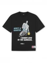 AND1 Marškinėliai 'Gameless Trash Talk' azuro spalva / šviesiai pilka / juoda / balta