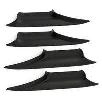 4 vnt vidinės rankenos traukiamas apdailos dangtelis, skirtas -bmw 7 serija F01 F02 2008-2015 51419115501 51429151211 - transporto priemonės vidaus durų rankenos, Juoda