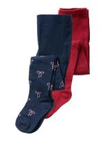 NAME IT Pėdkelnės 'NMFVICHRISTMAS' tamsiai mėlyna / rožių spalva / ugnies raudona