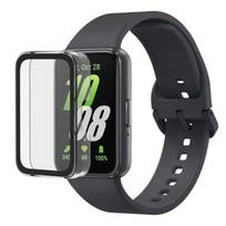 „Samsung Galaxy Fit 3 suderinamas išmaniosios apyrankės dėklas - Kieta apsauga, skaidrus dėklas, grūdintas stiklas“