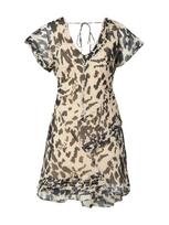 TOPSHOP Suknelė smėlio spalva / juoda