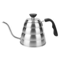 1,2 l nerūdijančio plieno kavos virdulys „Gooseneck“ arbatinukas su termometru, ilgas burnos lašinamas indas, skirtas naudoti namuose „Barista“