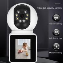 Kompiuterio (WEB) kamera „WiFi“ vaizdo kūdikių kamera su dvipusiu garsu, judesio aptikimu, naktiniu matymu, belaide apsaugos kamera su JAV kištuku, 100–240 V maitinimo suderinamumu