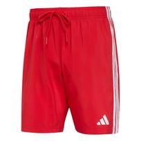 ADIDAS SPORTSWEAR Maudymosi šortai ryškiai raudona / balta
