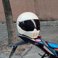 (xxL13) Retro motociklo šalmas ABS Light cruiser pilnai dengiantis šalmas vyrams ir moterims