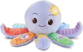 Vtech Baby - pliušinis aštuonkojis kūdikiams - sensorinis žaislas, skatinantis suvokimą - kūdikiams nuo 3 iki 36 mėnesių