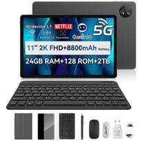 Planšetinis kompiuteris Blackview ZENO 10 11" FHD AI Android 15, RAM 24GB ROM 128GB/SD 2 TB, 8800mAh Widevine L1 1080P WPS, Dual SIM - Juoda