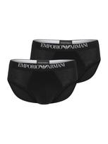 Emporio Armani Vyriškos kelnaitės juoda / balta