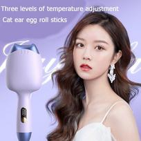 Cat Claw Egg Roll Stick Jonizuoto vandens bangos vilnos garbanojimo geležis, puikiai tinka asmens priežiūrai namuose - Violetinė EU
