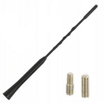 Fm / Am Automobilinės Radijo Antenos Strypas, Trumpas, 24 Cm, Universalus, Su 2 Adapteriais, M5 M6, Suderinamas Su Originalia Antena, Juodas, ME Premium, Fm / Am Automobilinės Radijo Antenos Strypas, Trumpas, 24 Cm, Universalus, Su 2 Adapteriais, M5 M6, Suderinamas Su Originalia Antena, Juodas, ME Premium