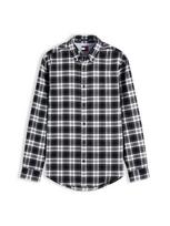 Tommy Jeans Marškiniai šviesiai pilka / juoda / balta