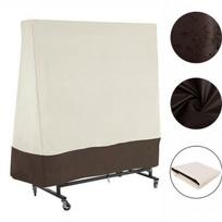 210D Oxford Fabric stalo teniso stalo dulkių danga lauko dulkėms ir vandeniui atspari danga smėlio spalvos 3685160cm