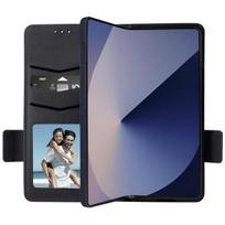 Dėklas, skirtas Galaxy Z Fold 6 Wallet Magnetic Tab riešo dirželis juodas
