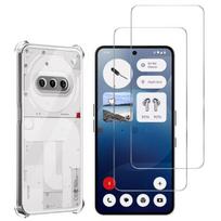Apsauginis dėklas Nothing Phone 3a su 2 stiklo plėvelėmis ekranui Phonillico®