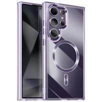 Coque - Samsung - Galaxy S24 Ultra - MagSafe - Stiklus Stiklas - Spalva Violetinė