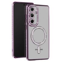 Coque - Samsung - Galaxy S24 FE - Violetinis Kristalas - Atsparus - Suderinamas su MagSafe