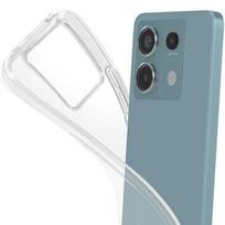 Silikoninė minkšta apsauga - MAYAXESS - Xiaomi Redmi Note 13 Pro 5G - Permatoma - Lengvas dizainas - Padidinta apsauga