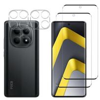 Grūdintas stiklas Xiaomi Poco M8 5G ir kameros apsauga [2 vnt. rinkinys] Phonillico® stiklo apsaugos filmas