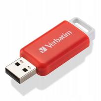 USB laikmena Verbatim Databar 16gb Usb 2.0 raudonas atmintukas