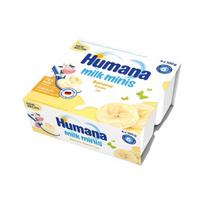 Jogurtinis desertas su bananais Humana Milk Minis, 400g