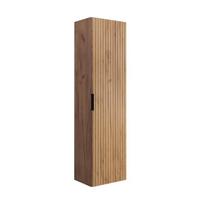 Vonios baldai, 3XE LIVING, pakabinama kolona, ąžuolo Craft spalva, juoda rankena, 35 × 136 × 27 cm, 1 vnt.