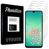 Samsung Galaxy A26 5G Grūdintas Stiklas [Pakuotė 4] Ekrano Apsaugos Plėvelė Phonillico®