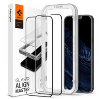 SPIGEN grūdintas stiklas ALM stiklas iPhone 13 Pro Max 14 Plus 15 Plus 2 vnt.