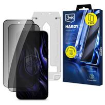 Grūdintas privatumo stiklas Google Pixel 9 Pro 3mk Hardy Privzone 9H su aplikatorium, 2 vnt.