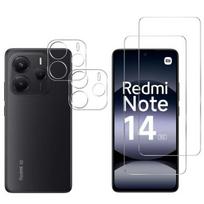 Grūdintas Stiklas Xiaomi Redmi Note 14 5G ir Kameros Apsauga [Pakuotė 2] Filmas Stiklo Apsaugai Phonillico®