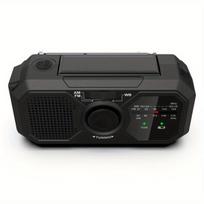 Atsarginis maitinimo šaltinis ("Power Bank") Avarinis alkūninis orų radijas su žibintuvėliu, saulės ir rankinio švaistiklio įkrovimas, AM / FM / WB radijas, skirtas išgyventi lauke, nešiojamas orų radijas