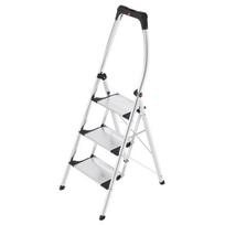 Sulankstomas laiptelinis suoliukas MK100 TopLine / aliuminis / 3 pakopos