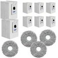 Priedų rinkinys Ecovacs Deebot X2 Deebot X2 OMNI Deebot X2 PRO - Siurblio maišelis [Rinkinys 8] Mikropluošto šluostė [Rinkinys 4]