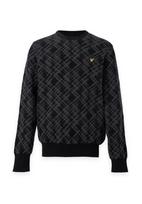 Lyle & Scott Megztinis tamsiai pilka / juoda