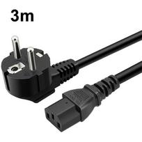 maitinimo laidas-Maitinimo laidas Maitinimo laidas Europietiškas kištukas 3 kontaktų IEC kabelis asmeniniam kompiuteriui, monitoriui, spausdintuvui, PS3/PS4 Pro, skaitytuvui, 1 vnt.