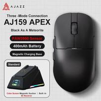 Ajazz Attack Shark belaidis žaidimų pelė – RGB, magnetinis krovimas, 30K DPI - AJ159APEX-Juodas