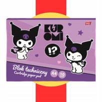 Blok techninis A4, 10 lapų, Kuromi, 190 g/m²