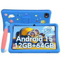 Planšetinis kompiuteris K10 10.1" FHD, 12GB RAM, 64GB ROM, 2 TB SD, 5 MP + 2 MP, „Android 15“, 5000 mAh, „WiFi 6“ – Mėlynas