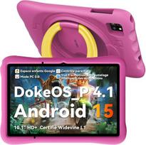 Planšetinis kompiuteris OSCAL Pad 60 Kids 10.1" RAM 12GB ROM 128GB-SD 512GB, Android 15 5100 mAh WiFi 6 Rožinė